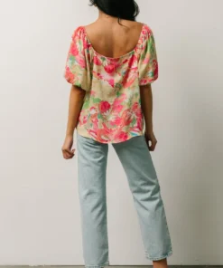 FT Tops Nancy Top | Multi Floral 13 FT Tops Nancy Top | Multi Floral