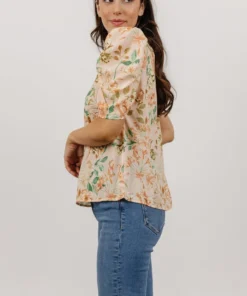 FT Norwich Top | Light Blush Floral