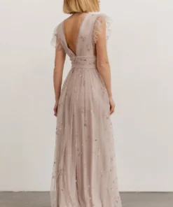 Soi Dresses Nova Shimmer Maxi Dress | Dusty Lilac