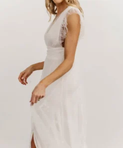 Soi Dresses Nova Shimmer Maxi Dress | White 19 Soi Dresses Nova Shimmer Maxi Dress | White