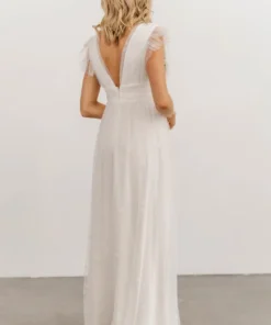 Soi Dresses Nova Shimmer Maxi Dress | White 16 Soi Dresses Nova Shimmer Maxi Dress | White