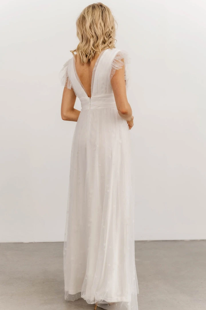 Soi Dresses Nova Shimmer Maxi Dress | White 6 Soi Dresses Nova Shimmer Maxi Dress | White