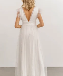 Soi Dresses Nova Shimmer Maxi Dress | White 17 Soi Dresses Nova Shimmer Maxi Dress | White