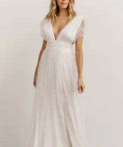 Soi Dresses Nova Shimmer Maxi Dress | White 13 Soi Dresses Nova Shimmer Maxi Dress | White