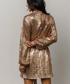 SL Novi Sequin Mini Dress | Rose Gold Dresses 13 SL Novi Sequin Mini Dress | Rose Gold Dresses