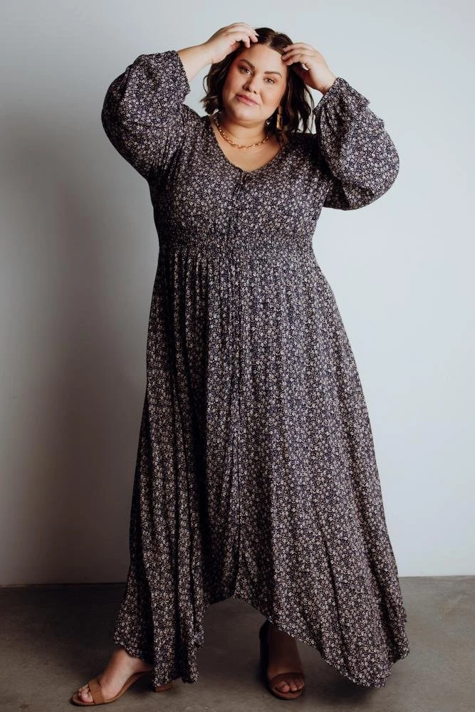 HAY Dresses Oakley Maxi Dress | Navy Floral 3 HAY Dresses Oakley Maxi Dress | Navy Floral