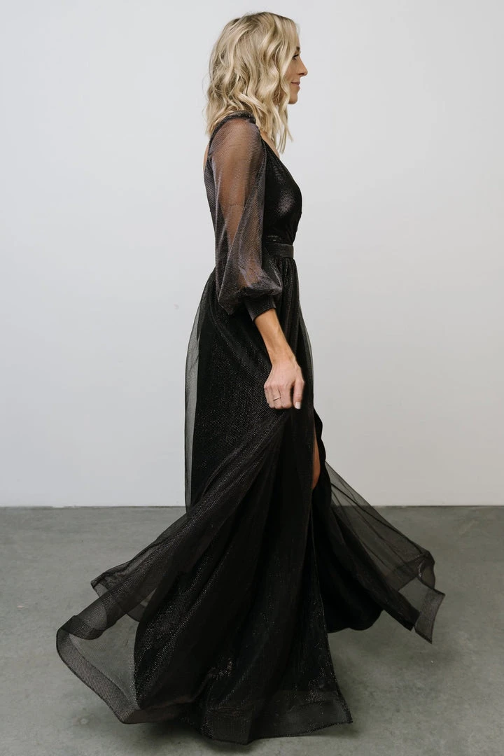 Soi Octavia Shimmer Gown | Black Dresses 7 Soi Octavia Shimmer Gown | Black Dresses