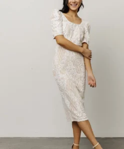 RR Dresses Odessa Sequin Midi Dress | White 17 RR Dresses Odessa Sequin Midi Dress | White