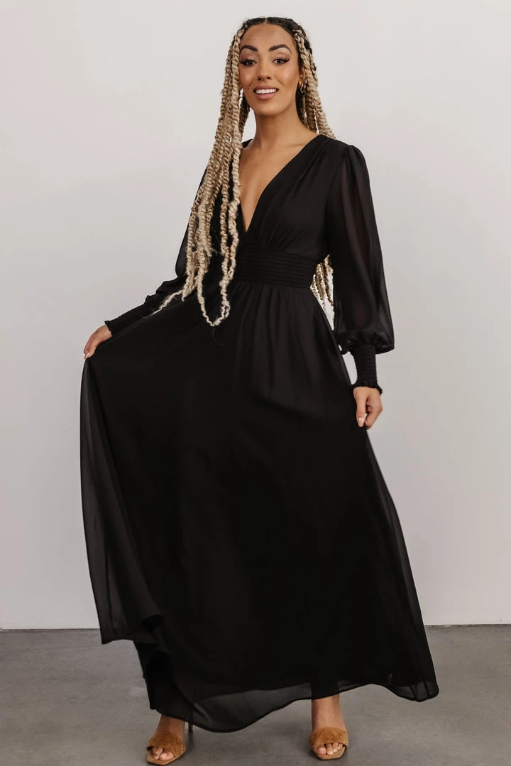BB Custom Olivia Maxi Dress | Black 2 BB Custom Olivia Maxi Dress | Black