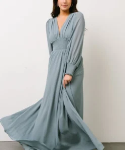 BB Custom Dresses Olivia Maxi Dress | Blue