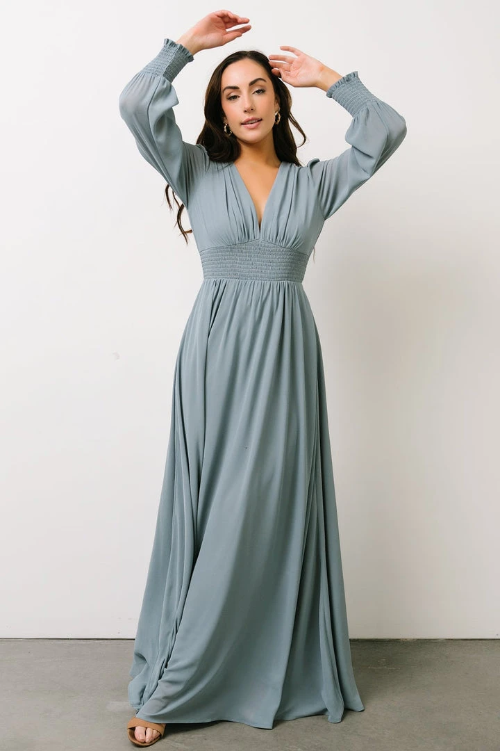 BB Custom Dresses Olivia Maxi Dress | Blue 5 BB Custom Dresses Olivia Maxi Dress | Blue