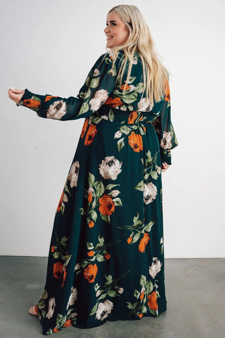 BB Custom Olivia Maxi Dress | Deep Topaz Floral 8 BB Custom Olivia Maxi Dress | Deep Topaz Floral
