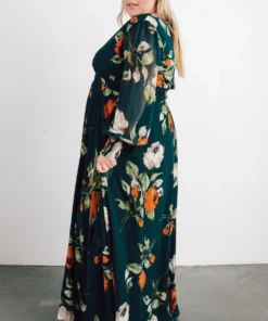 BB Custom Olivia Maxi Dress | Deep Topaz Floral 23 BB Custom Olivia Maxi Dress | Deep Topaz Floral