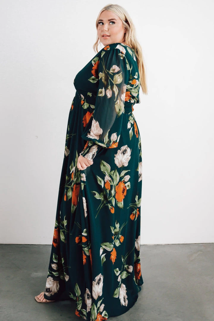 BB Custom Olivia Maxi Dress | Deep Topaz Floral 12 BB Custom Olivia Maxi Dress | Deep Topaz Floral