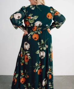 BB Custom Olivia Maxi Dress | Deep Topaz Floral 20 BB Custom Olivia Maxi Dress | Deep Topaz Floral