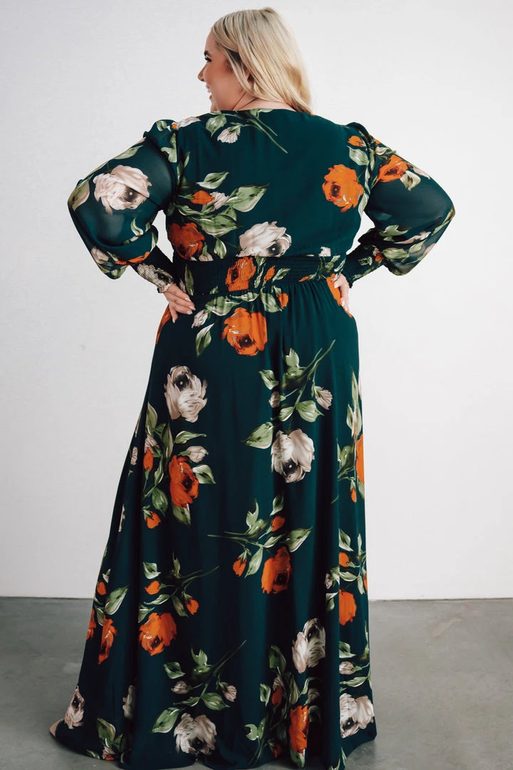 BB Custom Olivia Maxi Dress | Deep Topaz Floral 9 BB Custom Olivia Maxi Dress | Deep Topaz Floral