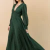 BB Custom Dresses Olivia Maxi Dress | Green
