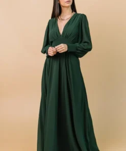 BB Custom Dresses Olivia Maxi Dress | Green