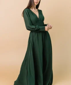 BB Custom Dresses Olivia Maxi Dress | Green
