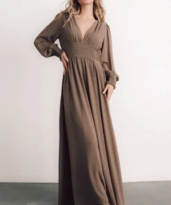 BB Custom Dresses Olivia Maxi Dress | Dark Olive