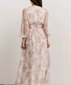 BB Custom Dresses Olivia Maxi Dress | Pink Floral 10 BB Custom Dresses Olivia Maxi Dress | Pink Floral
