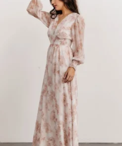 BB Custom Dresses Olivia Maxi Dress | Pink Floral 8 BB Custom Dresses Olivia Maxi Dress | Pink Floral
