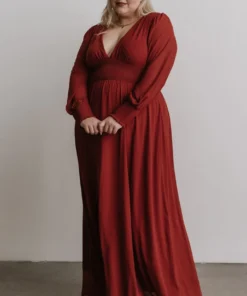 BB Custom Olivia Maxi Dress | Rust 24 BB Custom Olivia Maxi Dress | Rust