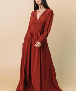BB Custom Olivia Maxi Dress | Rust 25 BB Custom Olivia Maxi Dress | Rust