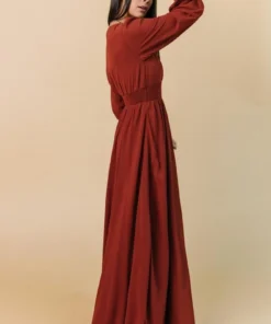 BB Custom Olivia Maxi Dress | Rust 19 BB Custom Olivia Maxi Dress | Rust