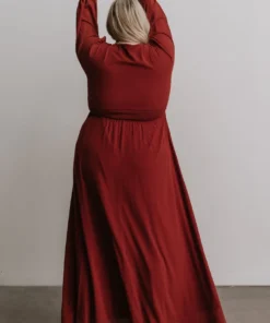 BB Custom Olivia Maxi Dress | Rust 17 BB Custom Olivia Maxi Dress | Rust