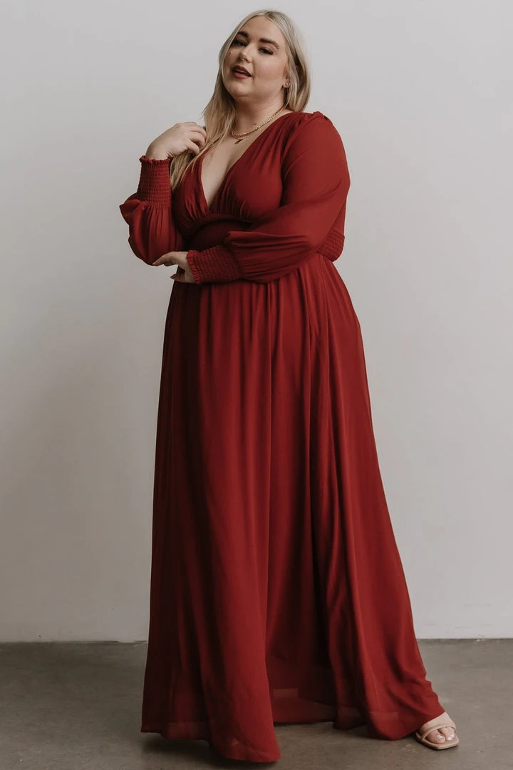 BB Custom Olivia Maxi Dress | Rust 3 BB Custom Olivia Maxi Dress | Rust