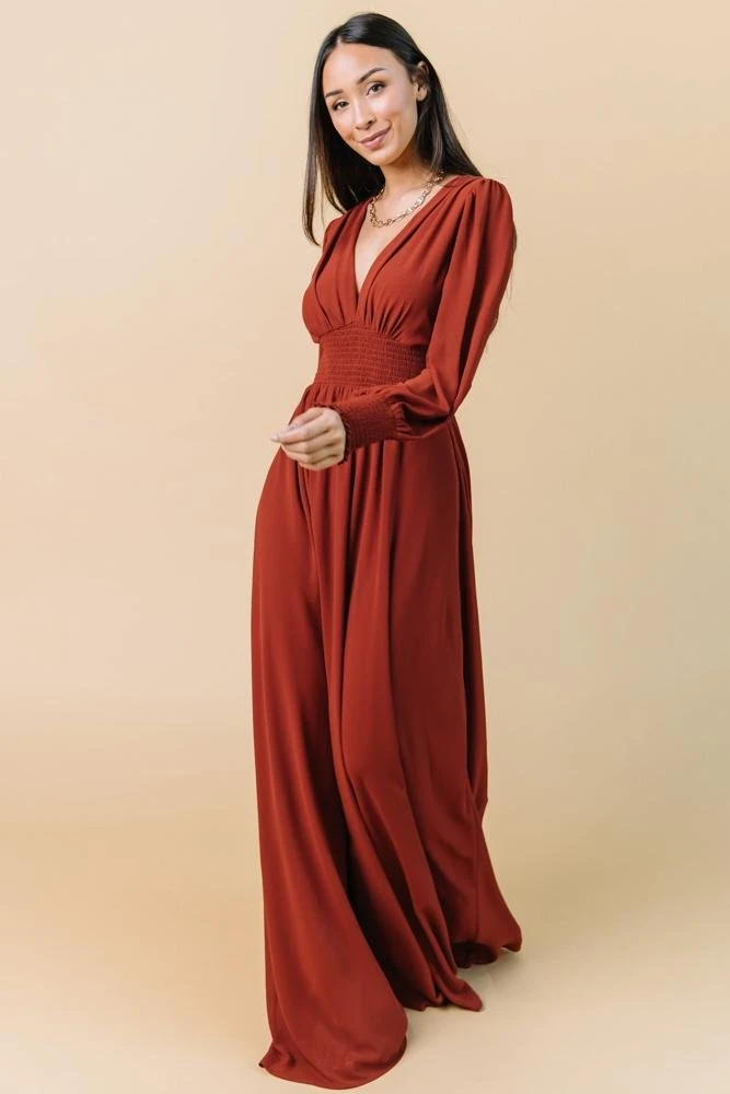 BB Custom Olivia Maxi Dress | Rust 6 BB Custom Olivia Maxi Dress | Rust