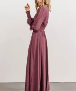 BB Custom Dresses Olivia Maxi Dress | Vintage Plum 15 BB Custom Dresses Olivia Maxi Dress | Vintage Plum