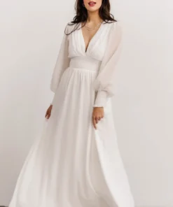 BB Custom Olivia Maxi Dress | White