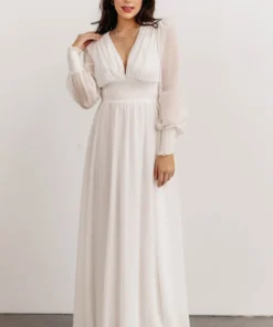 BB Custom Olivia Maxi Dress | White