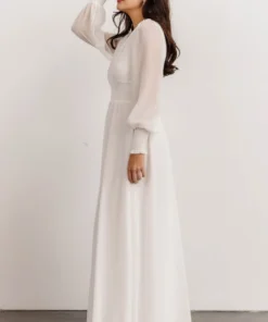 BB Custom Olivia Maxi Dress | White
