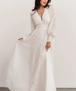 BB Custom Olivia Maxi Dress | White