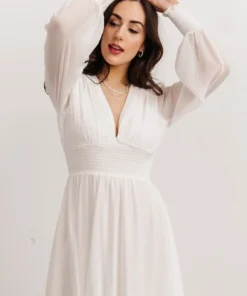 BB Custom Olivia Maxi Dress | White