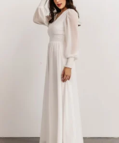 BB Custom Olivia Maxi Dress | White