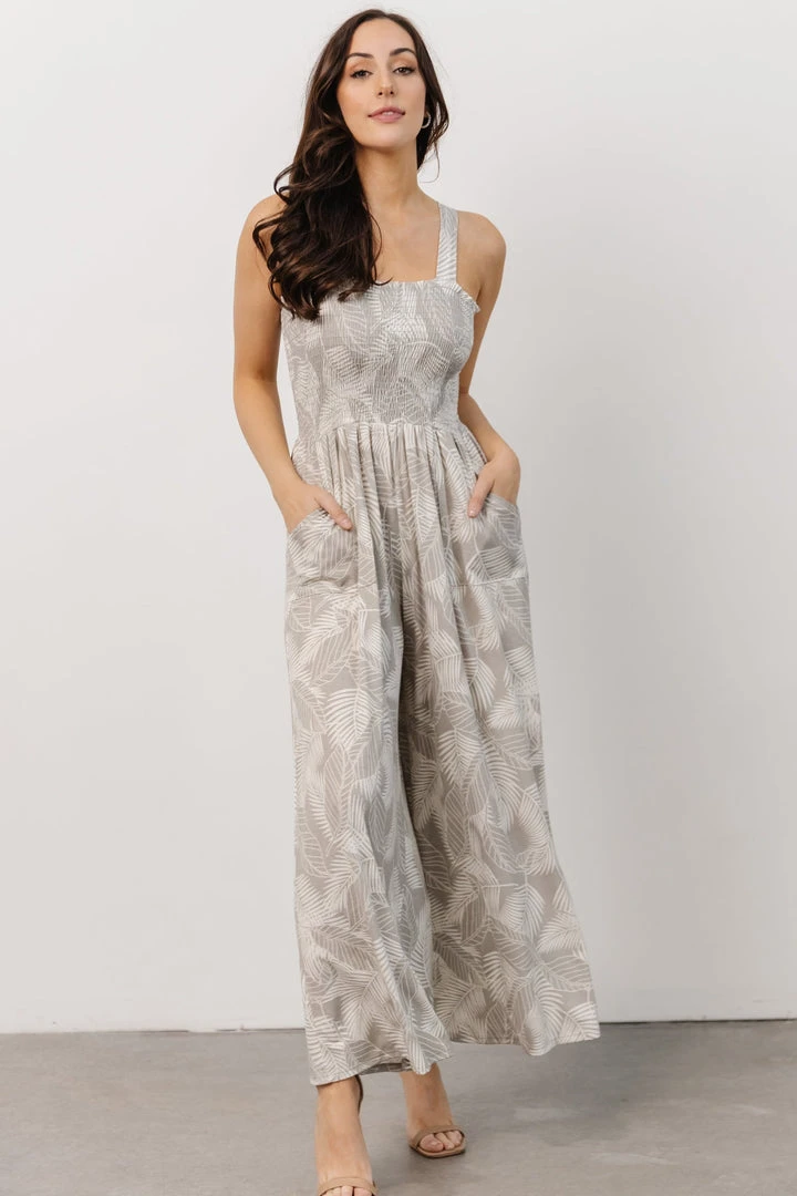 BL Boho Ollie Wide Leg Jumpsuit | Grey 8 BL Boho Ollie Wide Leg Jumpsuit | Grey