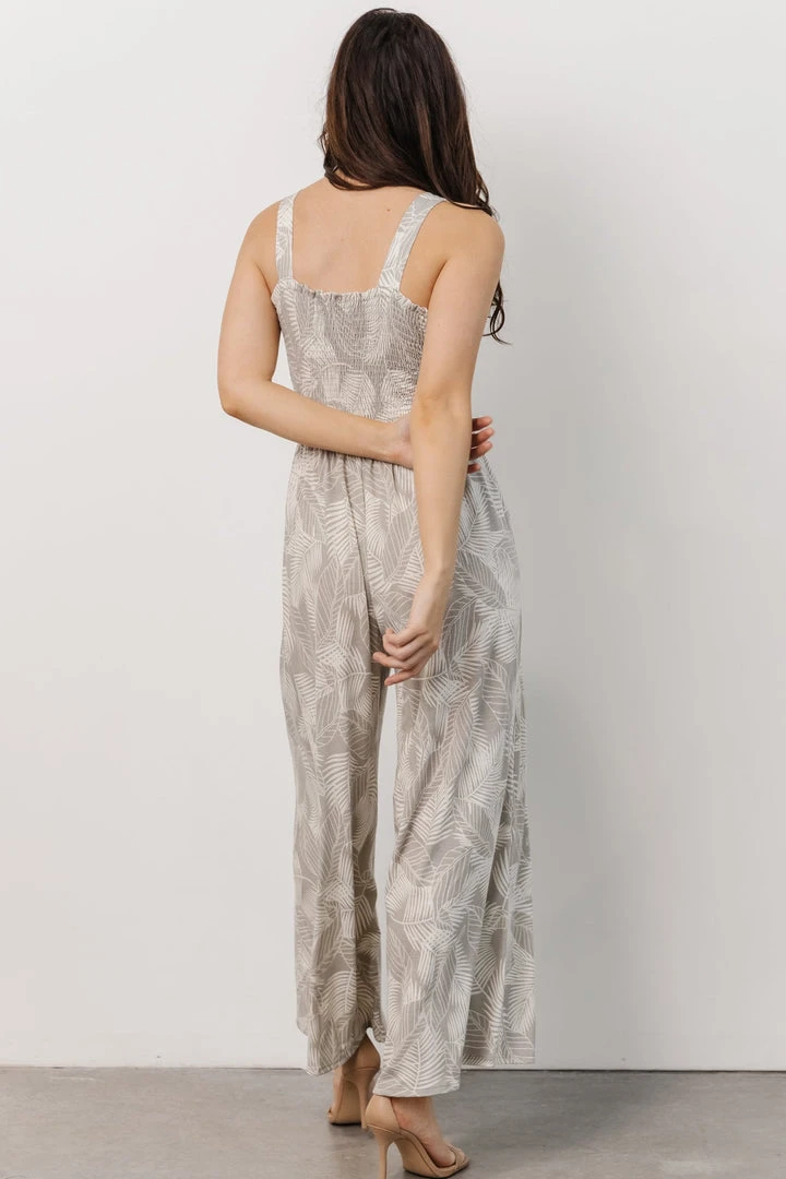 BL Boho Ollie Wide Leg Jumpsuit | Grey 4 BL Boho Ollie Wide Leg Jumpsuit | Grey