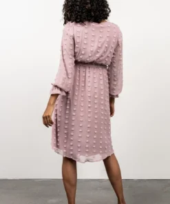 POL Paisley Dot Midi Dress | Blush 12 POL Paisley Dot Midi Dress | Blush