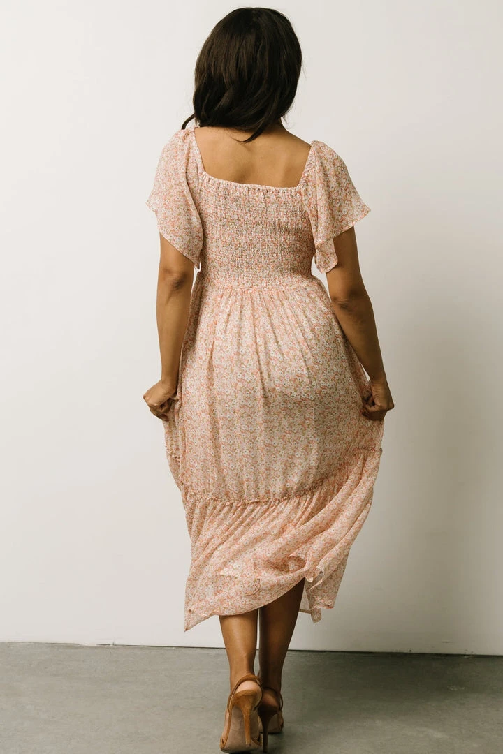 IL Patience Midi Dress | Pink + Off White Print Dresses 6 IL Patience Midi Dress | Pink + Off White Print Dresses