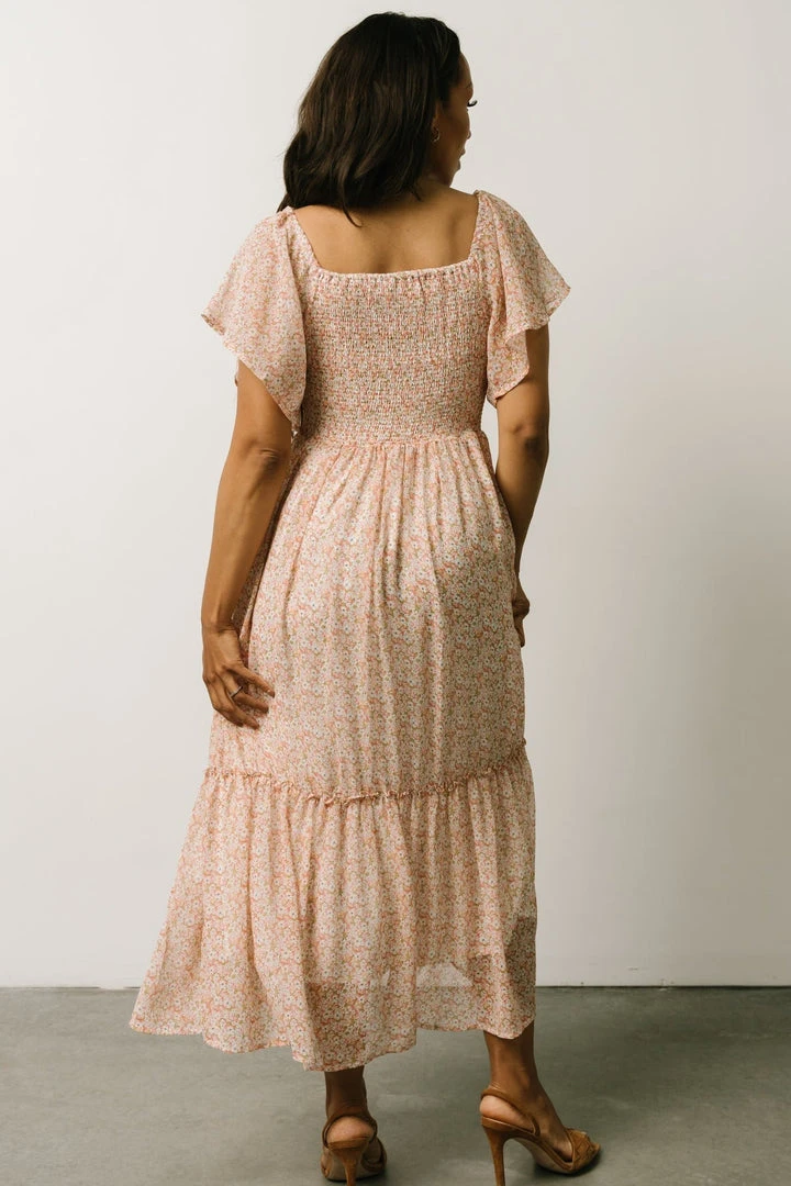 IL Patience Midi Dress | Pink + Off White Print Dresses 7 IL Patience Midi Dress | Pink + Off White Print Dresses