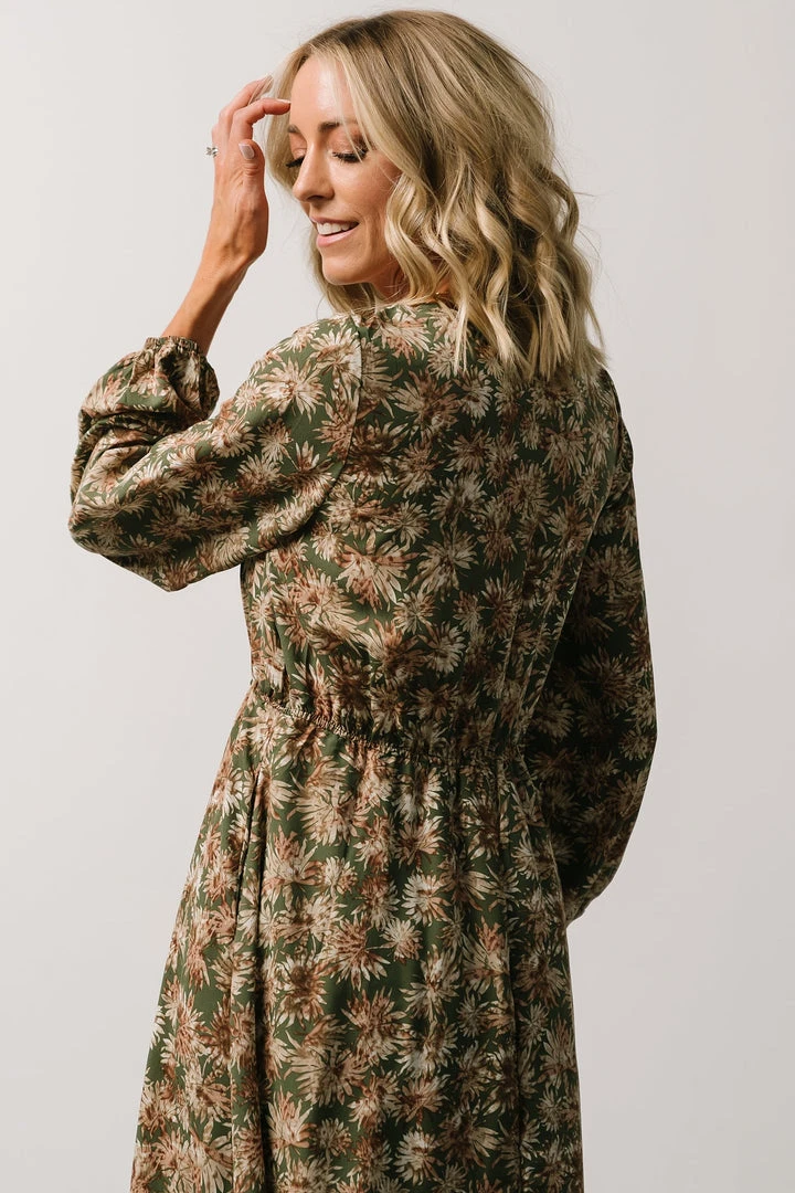 HAY Patrice Maxi Dress | Olive Print Dresses 5 HAY Patrice Maxi Dress | Olive Print Dresses