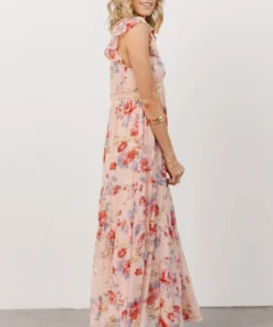 IL Patsy V-neck Midi Dress | Pink Floral