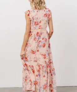 IL Patsy V-neck Midi Dress | Pink Floral