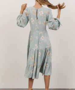 LUM Payton Midi Dress | Robin Blue Floral 10 LUM Payton Midi Dress | Robin Blue Floral