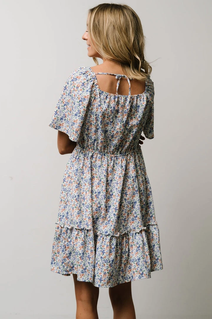 HAY Petunia Mini Dress | Blue Floral Dresses 5 HAY Petunia Mini Dress | Blue Floral Dresses