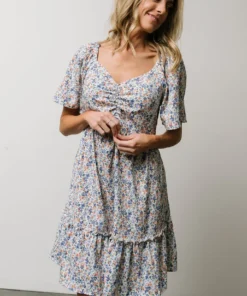 HAY Petunia Mini Dress | Blue Floral Dresses 16 HAY Petunia Mini Dress | Blue Floral Dresses